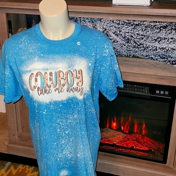 Nowt Bleached Cowboy Take Me Away T - Picture 1 of 1